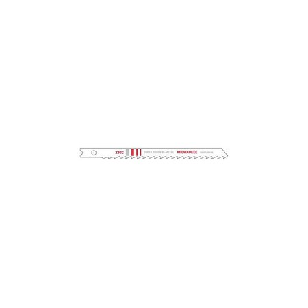 Milwaukee Tool 4 IN. 6 TPI BI-METAL JIG SAW, BLADES (5 PACK),  48-42-2302